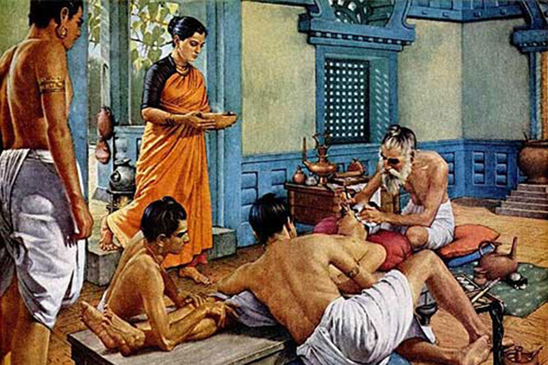 Arztpraktiken im antiken Indien